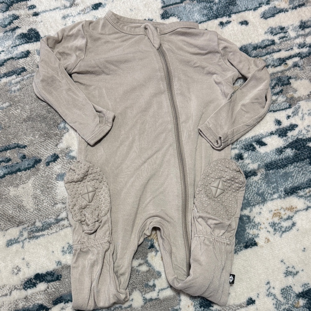 Kyte BABY Taupe Footie 6-12 Months